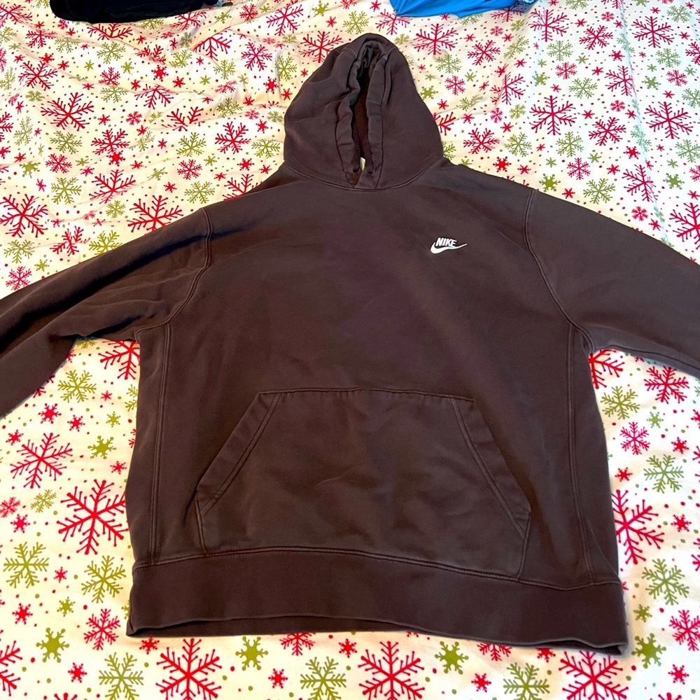 Nike Brown hoodie Size L